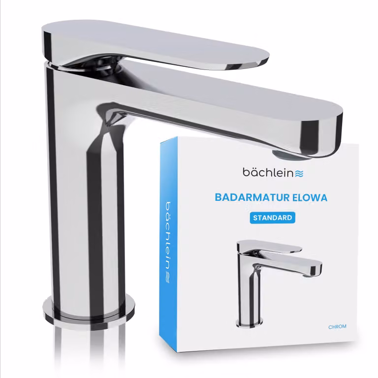 Bächlein - Rubinetto da bagno di design - Elowa cromo