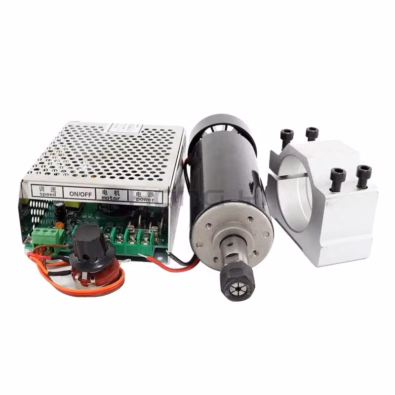 Motore mandrino CNC, potenza 05 kW, regolatore di velocità, oro