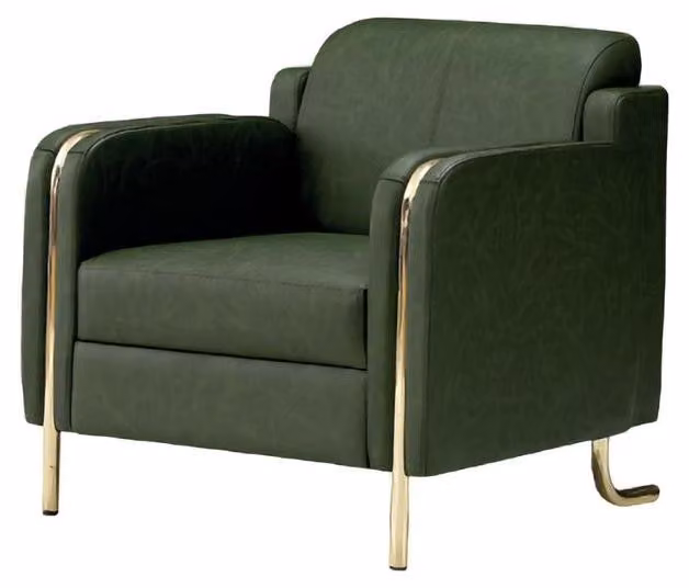 Sessel Luxus Leder Couch Sofas Polster 1 Sitzer Garnitur Design Luxus Wohnzimmer