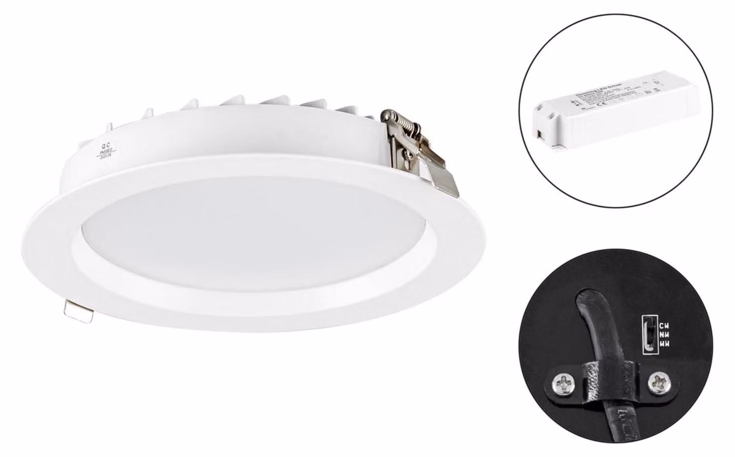 EVN LN54350125 Downlight LED IP54 dimmerabile