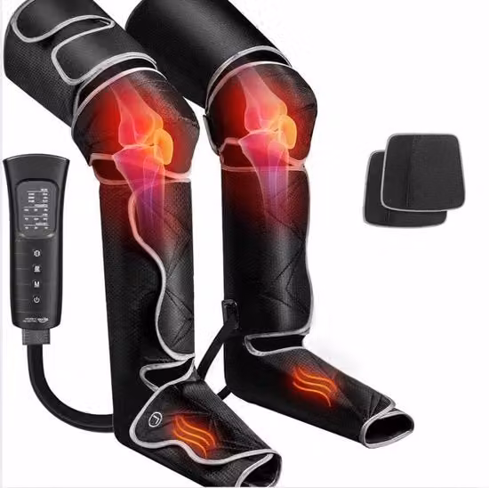 Apparecchio massaggiante a compressione di aria - miglioramento del flusso sanguigno - massaggi alla gamba e al piede - riduzione del dolore alle gambe e della fatica muscolare - edema - per donne - 6 modalità - 3 intensità