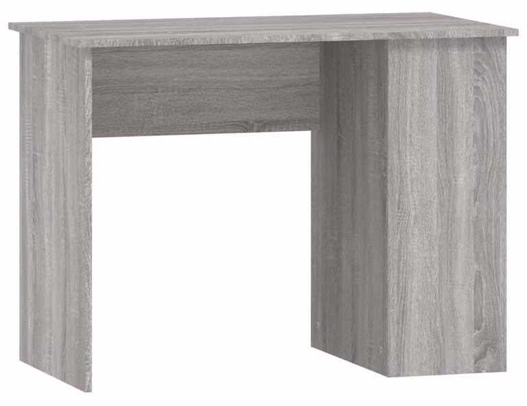 Scrivania in legno verniciato grigio