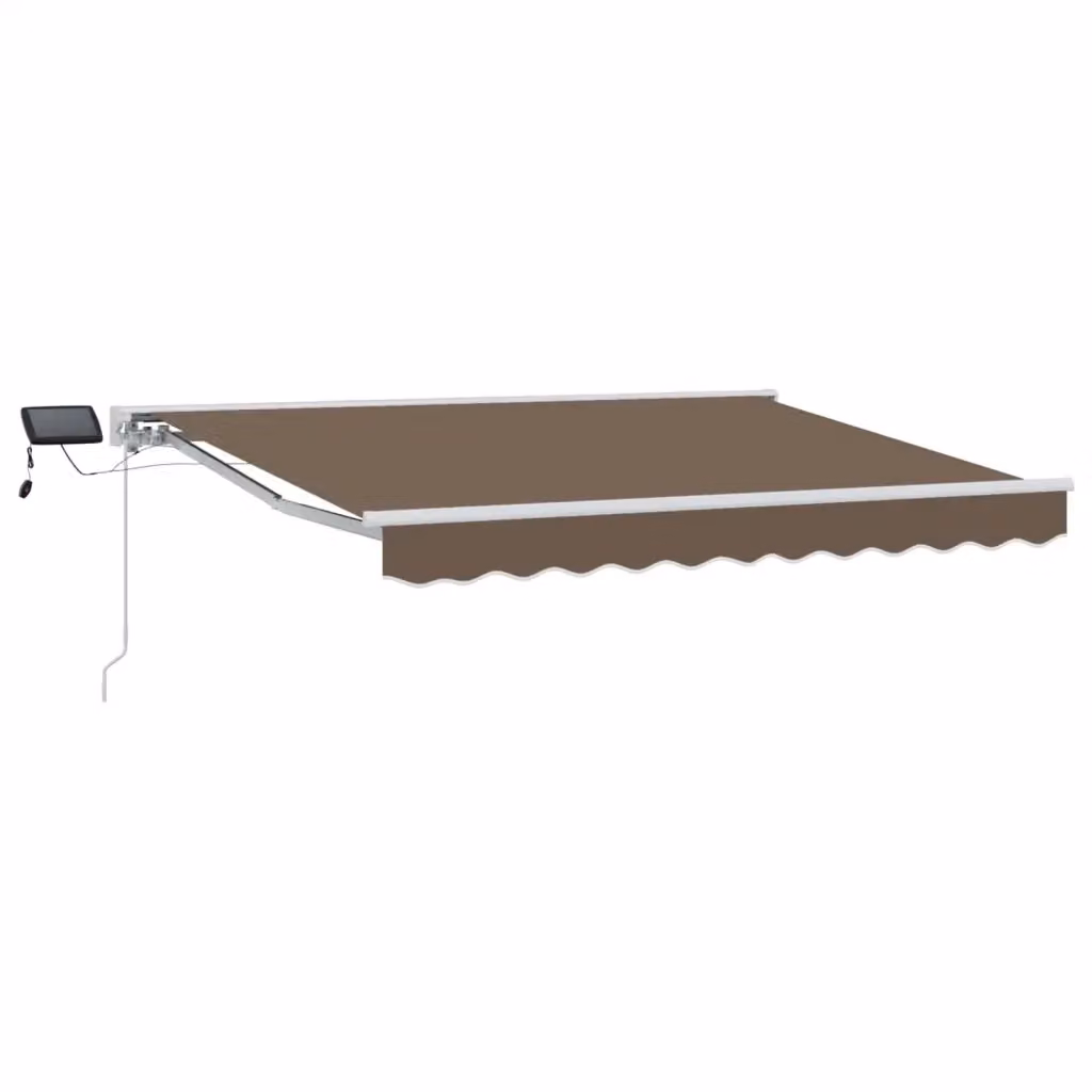 Semi-cassonetto Videx con LED e telecomando, colore beige, L: 381 cm, H: 300 cm – 2
