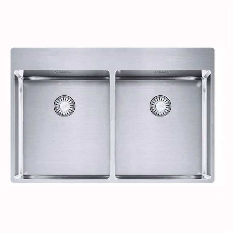 Lavello FRANKE BOX BXX 220-36-36 A con valvola a manopola in acciaio inox massiccio