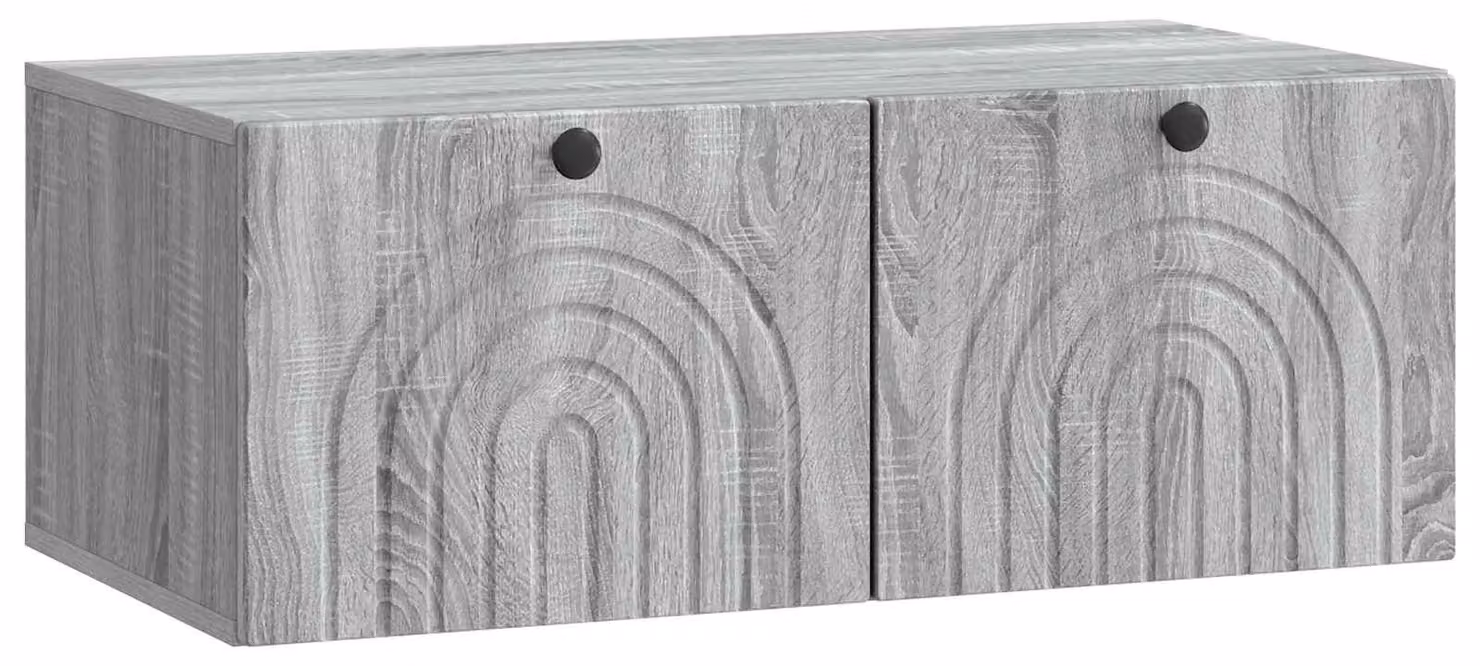 Mobile Porta TV da Muro Grigio Sonoma 78,5 x 41 x 30 cm