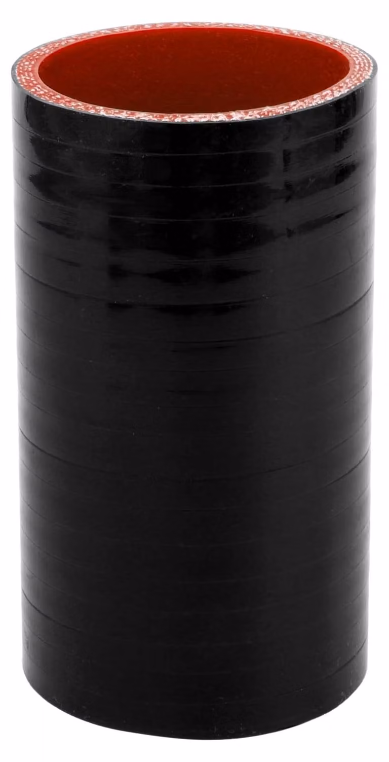 Elzusha - Tubo in silicone - Nero/Rosso - Diametro interno 60 mm - Lunghezza 127 mm - Tessuto multistrato - Resistente alle temperature fino a 300 °C - Tubo per il raffreddamento