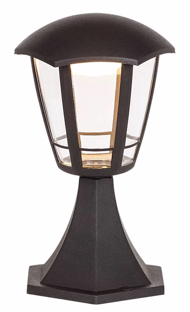 Lampada da giardino a LED 8W Sorrento nero opaco 8127 Rabalux