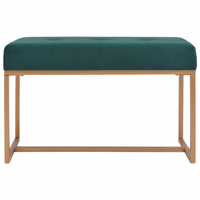 Panca 80 cm in Velluto Verde