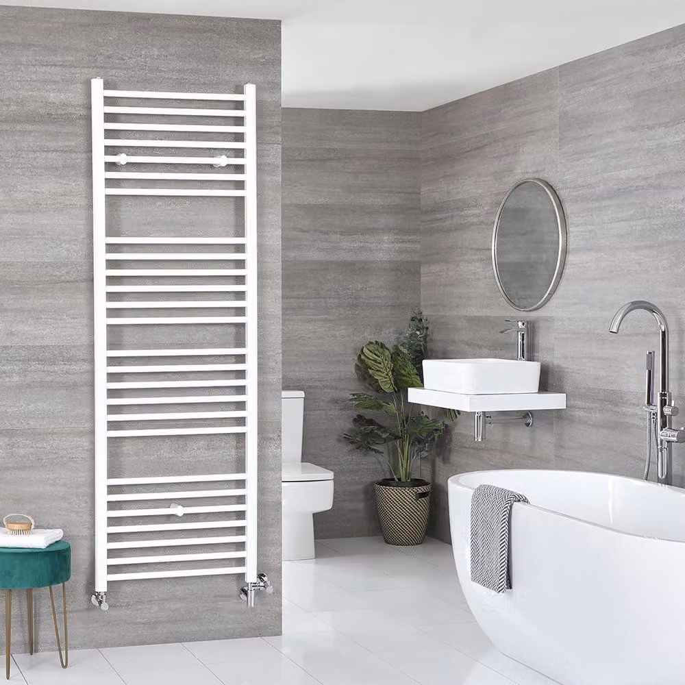 Scaldasalviette Bianco 1800x500mm 720W Termoarredo Bagno Ive