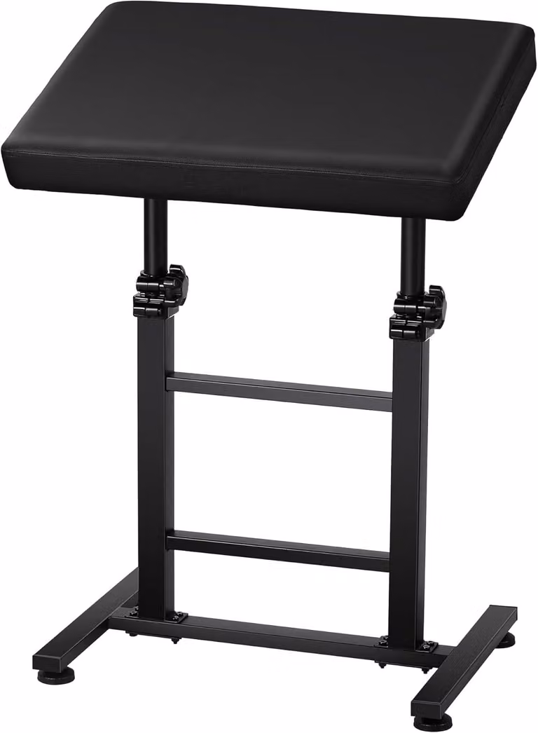Supporto per braccia XXL, professionale, con ampio cuscino imbottito e altezza regolabile, ideale per studi