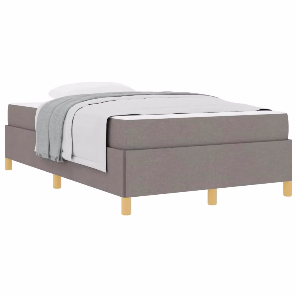Letto con struttura imbottita e molle a tasche vidaXL in tessuto beige o grigio L/P/H: 200 x 120 x 280 cm – 2