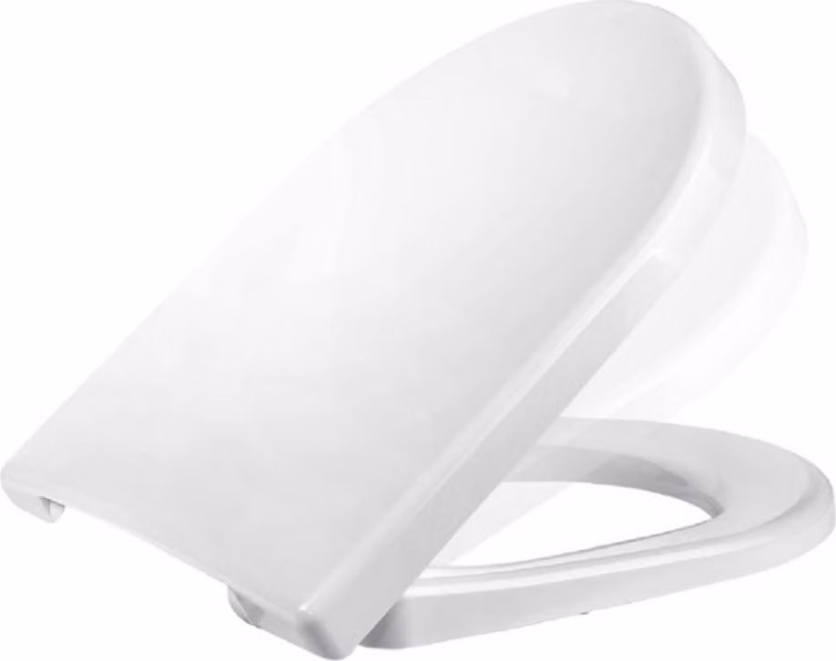 Sedile per wc Ramm compatibile con il sedile per wc Villeroy&Boch O.NOVO in duroplast antibatterico, coperchio del wc con meccanismo soft close a chiusura ammortizzata
