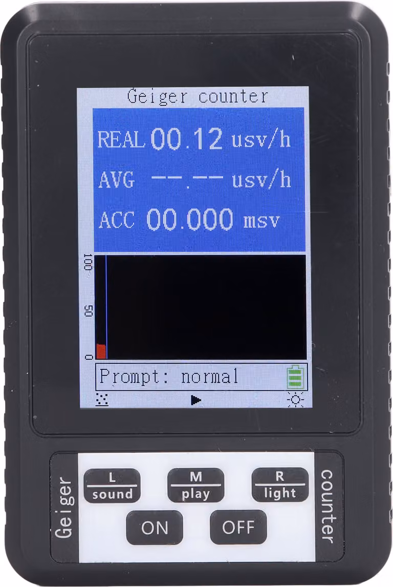 Contatore Geiger, misuratore di radiazioni portatile per beta/gamma/raggi X, monitor manuale