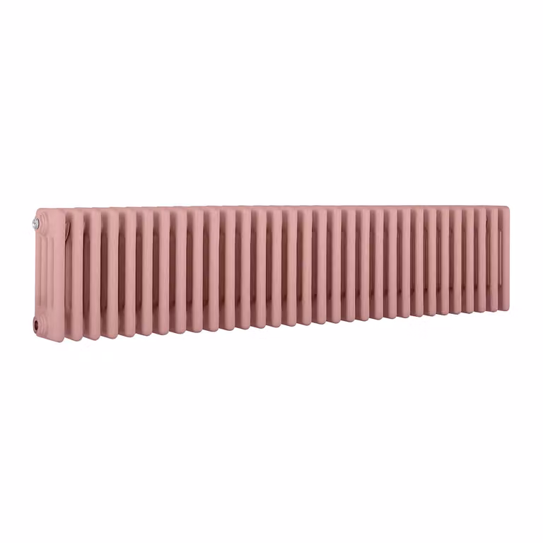 Radiatore Orizzontale a Colonne (4 Colonne) 300mm x 1415mm - Rosa (Camellia Rosa) - Regent
