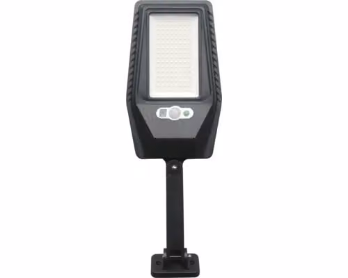 Apparecchio solare a LED STRADA IP65 20W 265lm 3000K nero con sensore di movimento e telecomando