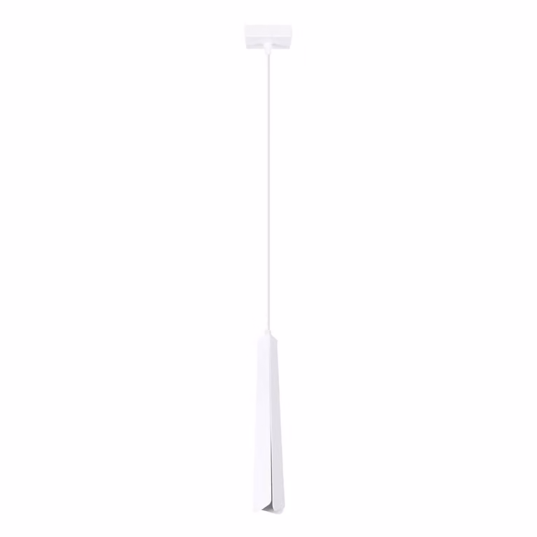 Lampada a sospensione PRYSM 1 bianco 1xG9 8W acciaio 120x8x8cm Sollux Lighting