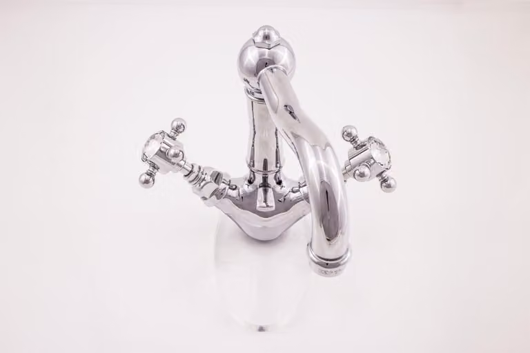 CASA39 Nicolazzi Half Dome Crystal Rubinetto bidet 2 manopole 1434 CR 93