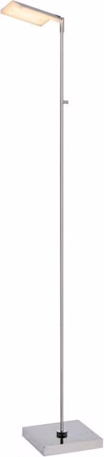 Lampada da terra LED 10W cromata Lucide AARON