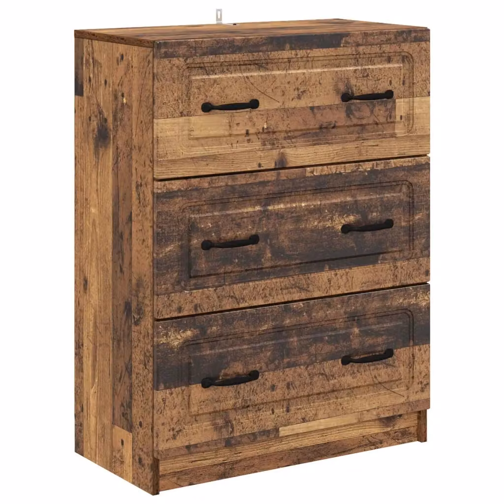 Mobile con Cassetti Moderno vidaXL in Legno Marrone L: 66 cm, P: 34,5 cm, H: 87 cm – 2