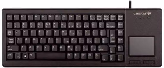 Tastiera universale Cherry Cherry xs con touchpad USB QWERTY inglese US nero G84-5500LUMEU-2