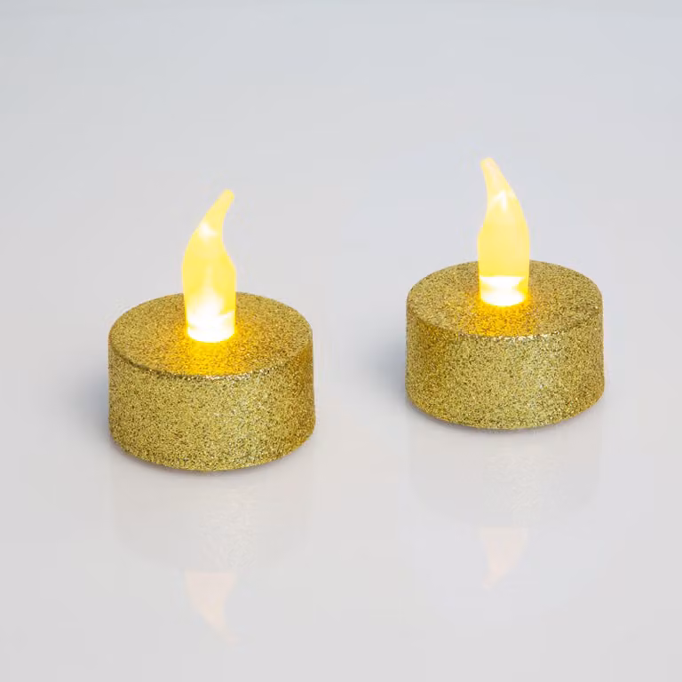 Candela a LED, confezione regalo, batterie incluse