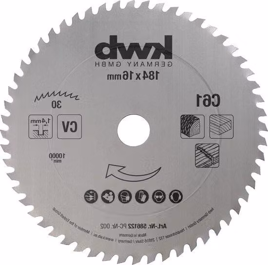 Lama per sega circolare da 20 mm | Universale per metallo, legno e plastica | Prodotto in Germania