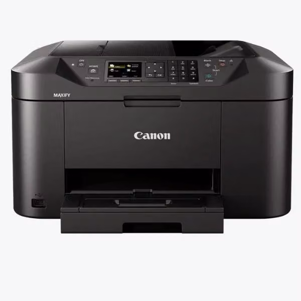 Stampante Inkjet Canon Maxify MB2150 AD, Colore Nero, Multifunzione Print Scan Copy Fax, Risoluzione 600 x 1200 dpi, 19 ppm, Wi-Fi e USB – 2