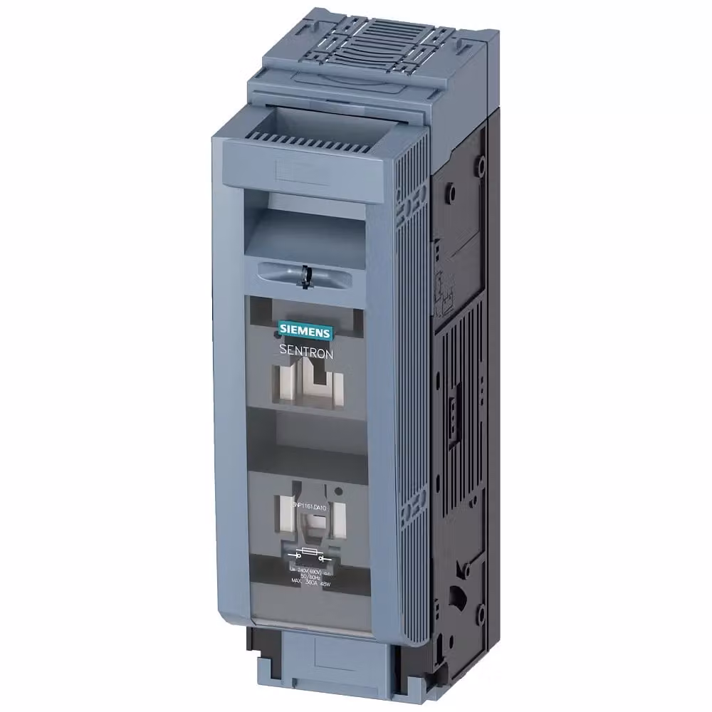 SIEMENS 3NP1161-1DA10 Sezionatore con fusibile Calibro fusibile = 3 630 A 240 V CA, 120 V CC
