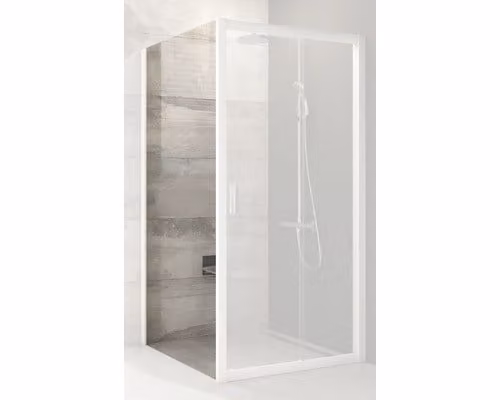 Schermo doccia RAVAK Blix BLPS-100 bianco+trasparente 190 cm 9BHA0100Z1