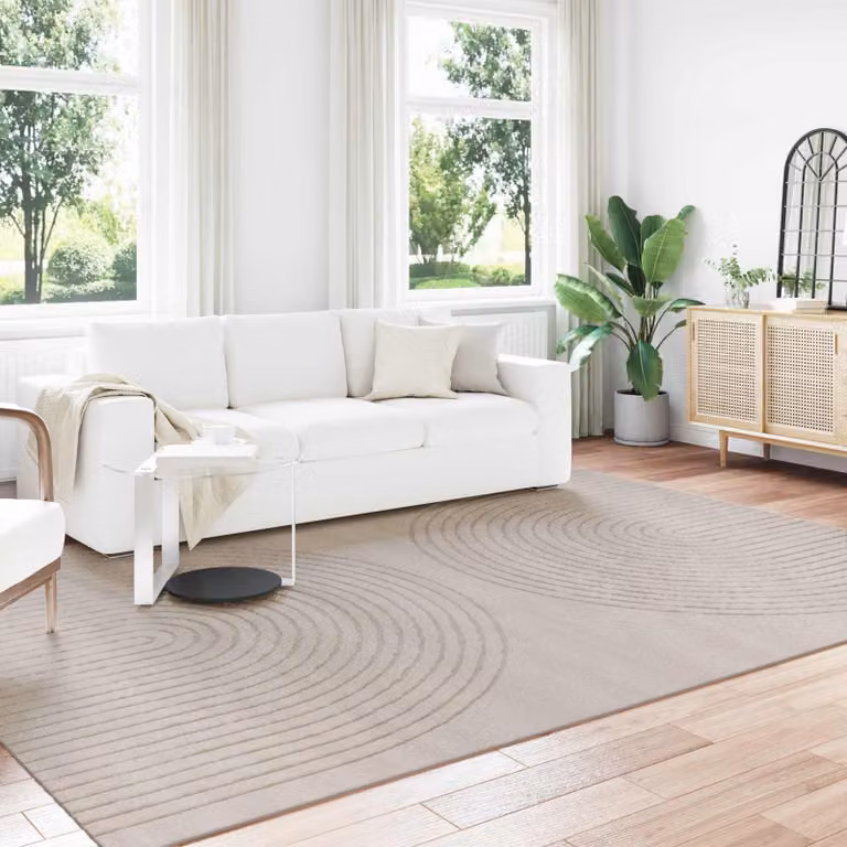 Tappeto per interni vidaXL GALATI Beige in Poliestere L: 280 cm, P: 200 cm