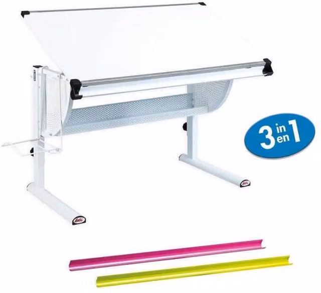 Scrivania Inter Link inclinabile con colori intercambiabili