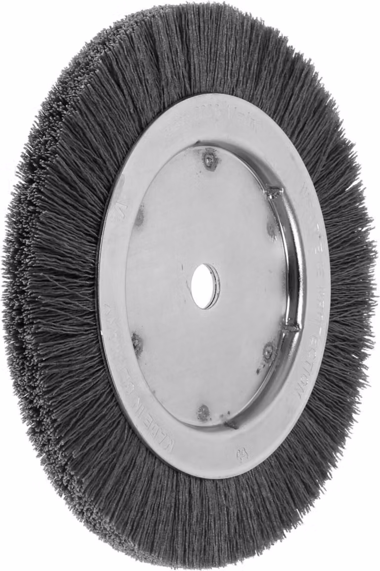 Lessmann Spazzola circolare a fila singola microabrasiva 0,6 mm, SiC 320, ⌀ spazzola x larghezza spazzola: 200X16 mm