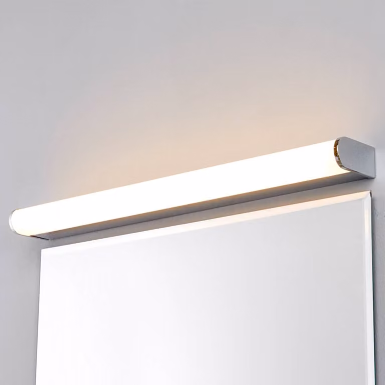 Applique da parete Philippa Lindby, Cromo / Argento, Bagno, Metallo, Moderno, Applique