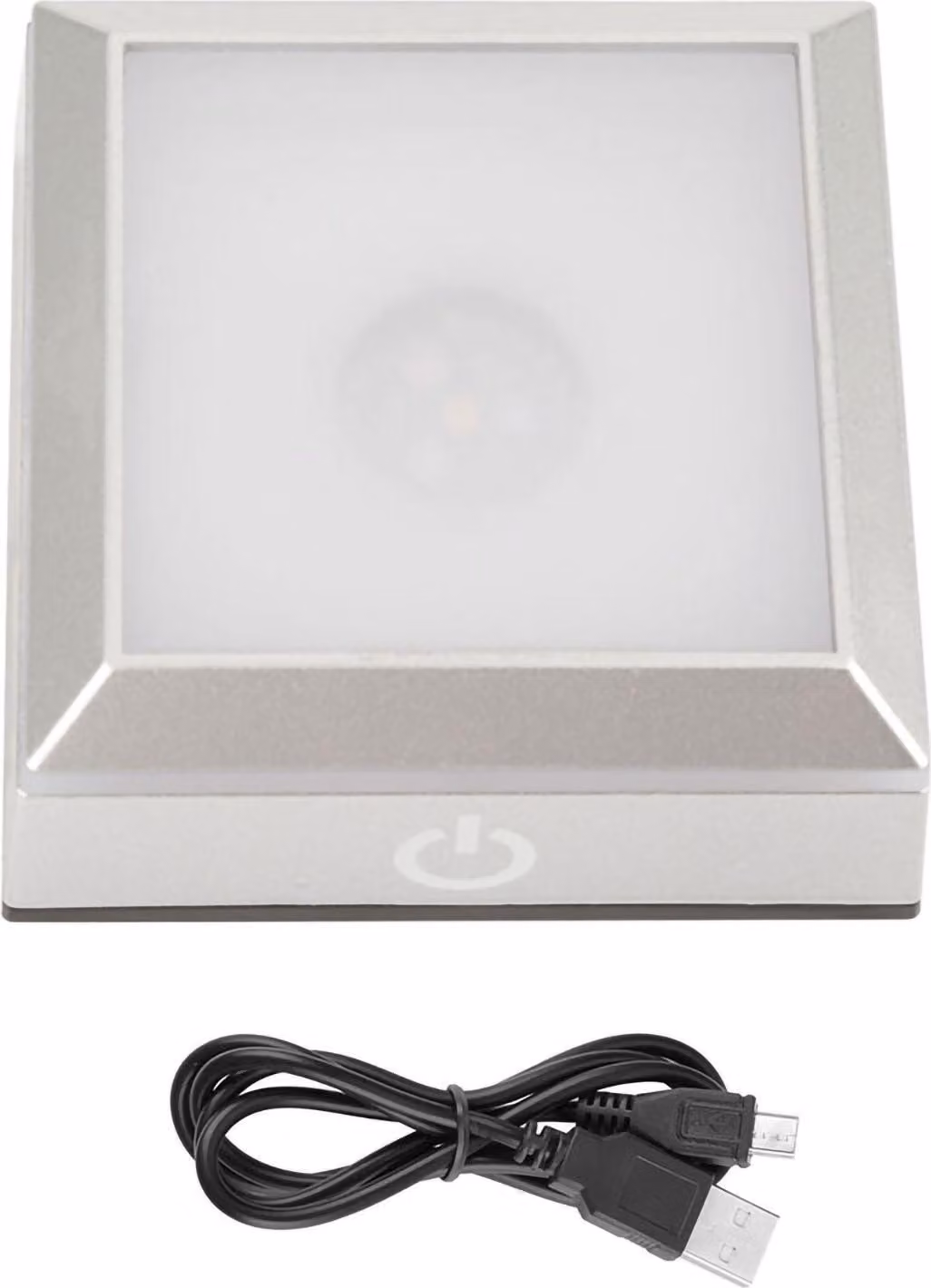 Base per espositore di cristallo a luce LED colorata 2