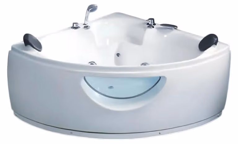 Whirlwanne Whirlpool Sprudelbad Blubberbad Hydromassagewanne Spa-Bad 150x150 cm
