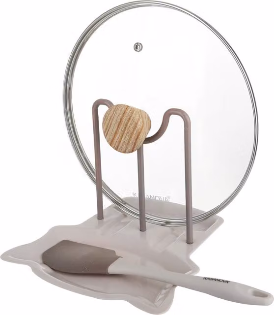 Poggiamestolo e coperchio KASANOVA in polipropilene colore beige