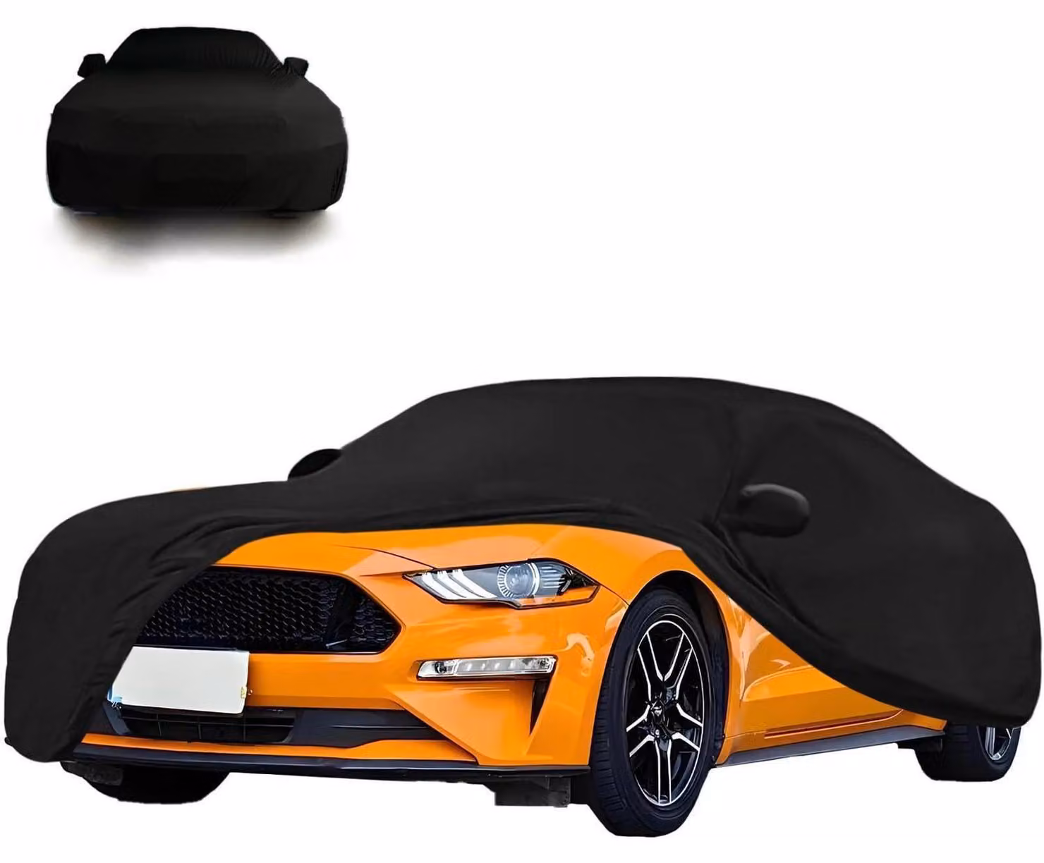 Copertura protettiva per auto, modello stretch, per interni, compatibile con Ford Mustang dal 2005 al 2024, finitura satinata, ideale per proteggere dalla polvere