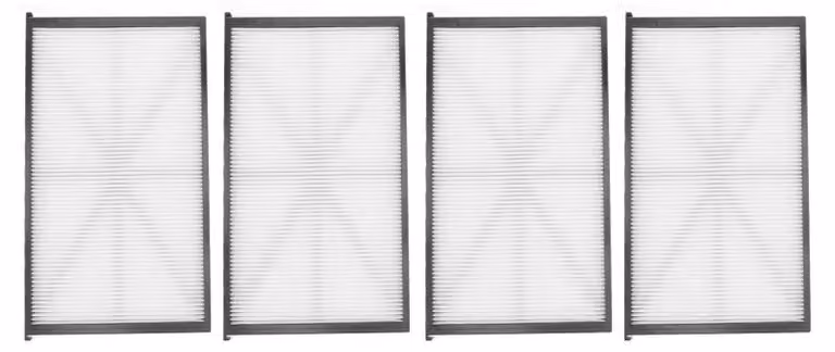 Elzusha - Filtro, confezione da 4 pezzi - Filtro di ricambio - Filtro a 3 strati - Per pulitori robotizzati per piscine - Compatibile con TigerShark/AquaVac - Materiale filtrante lavabile - Filtro per piscina