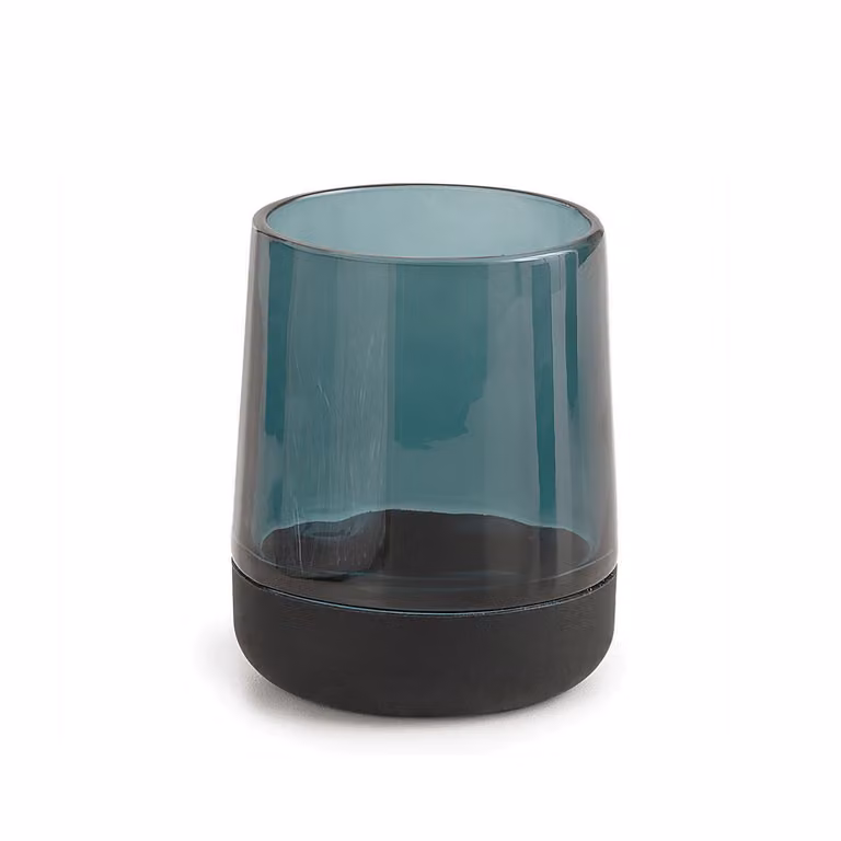 Portaspazzolini d' appoggio in vetro e silicone NC98 Gedy serie NICOLE Verde