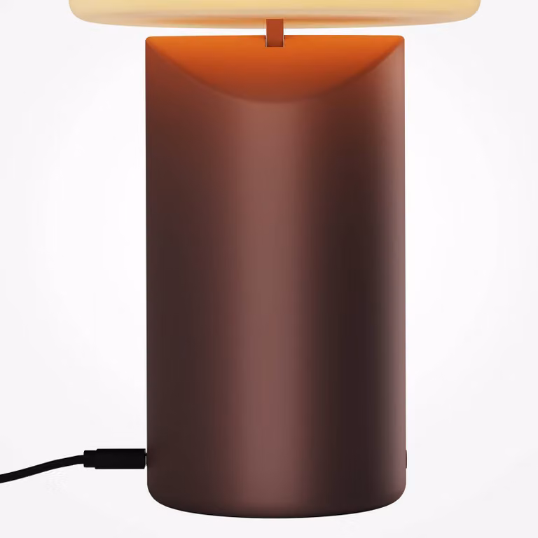 Maytoni Lampada da tavolo Topo, dimmerabile, Rosso, Soggiorno / Sala da pranzo, Metallo, Moderno, Lampada da tavolo