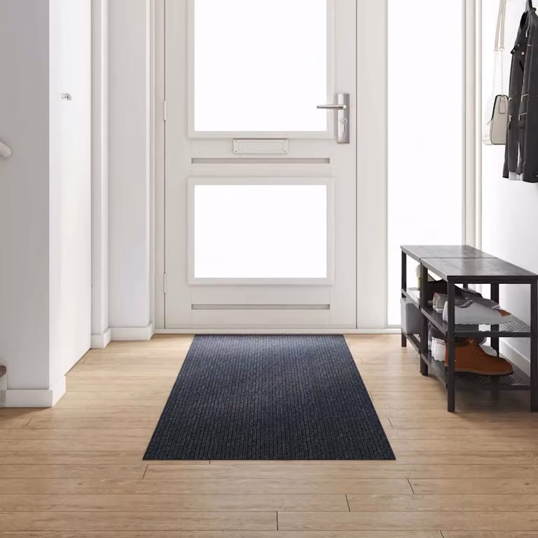Runner in moquette vidaXL antracite, antiscivolo e resistente alle macchie, L 300 x P 80 cm