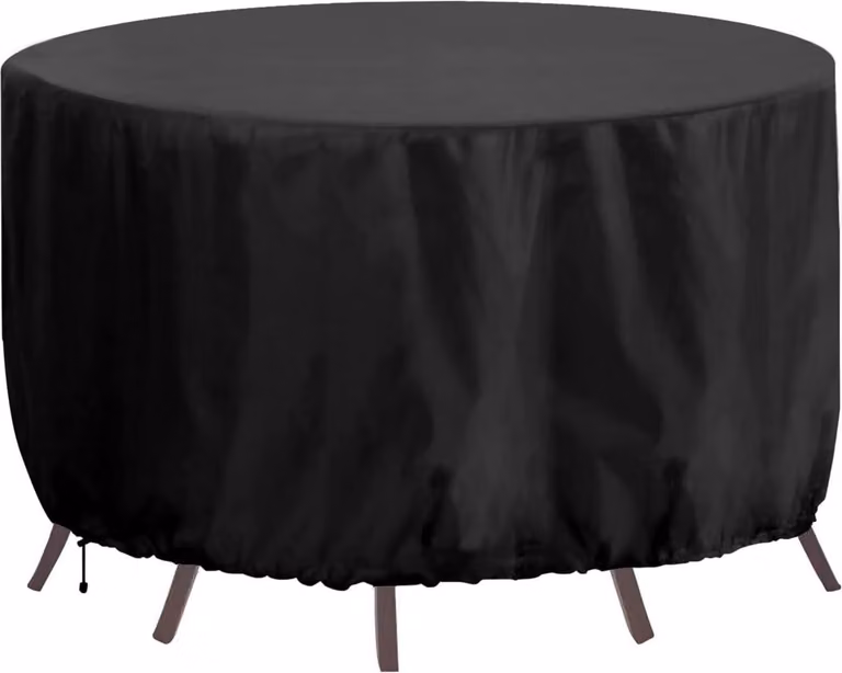 Copertura per mobili da giardino impermeabile 180x80 cm Tessuto Oxford nero
