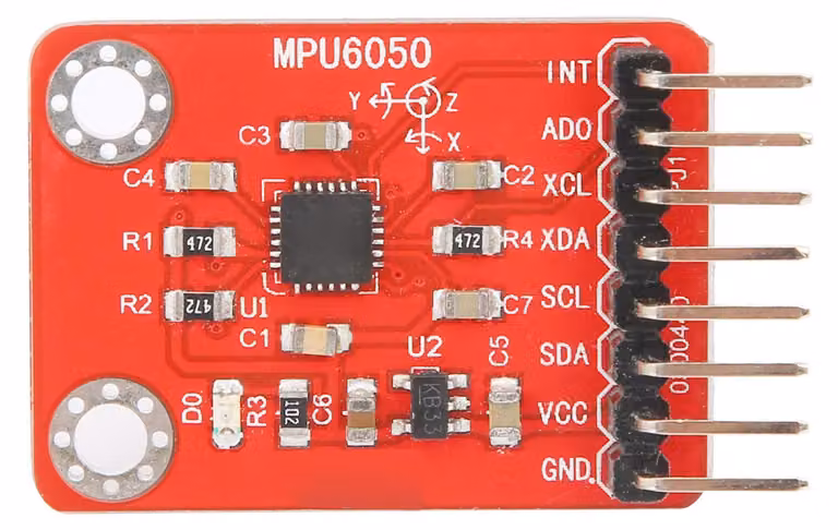 Modulo sensore di accelerazione e giroscopio a 6 assi MPU6050, a 16 bit