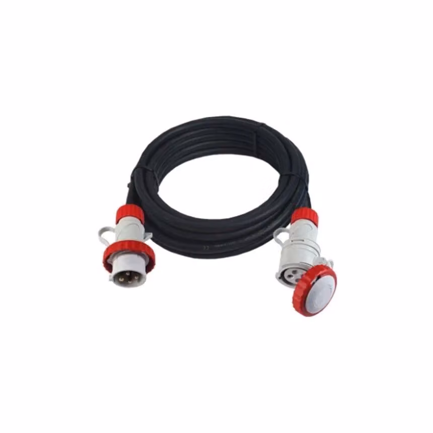 Prolunga elettrica Fanton H07RN-F 4x2,5 mmq 16A 3P+T CEE da 30m Nero – 2