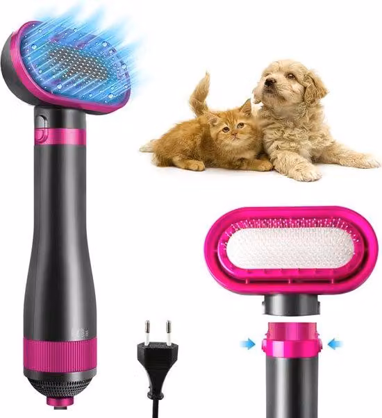 Cuffia da bagno per cani - Getto d'acqua per cani - Cuffia da bagno con getto d'acqua per cani