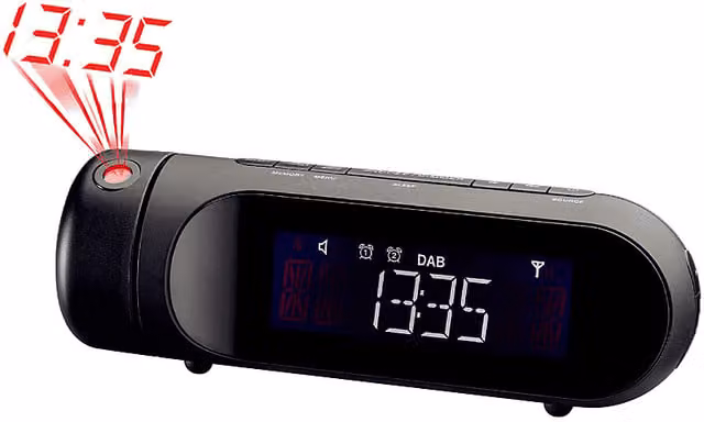 Radiosveglia Majestic RS 119P DAB+ FM con porta USB, colore Nero