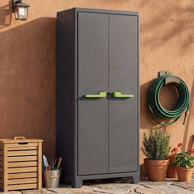 Armadio da esterno Markham DMORA Grigio L: 80 cm, P: 44 cm, H: 182 cm