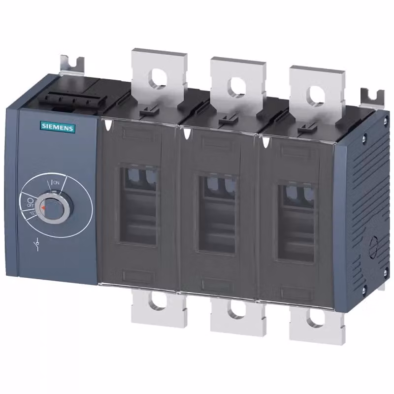 Interruttore sezionatore SIEMENS 1000 A, 8 contatti di chiusura, 8 contatti di apertura, Siemens 3KD50340QE100