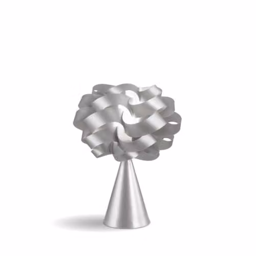 Lampada Ricaricabile Da Tavolo Polilux ® Argento 1 Luce Led