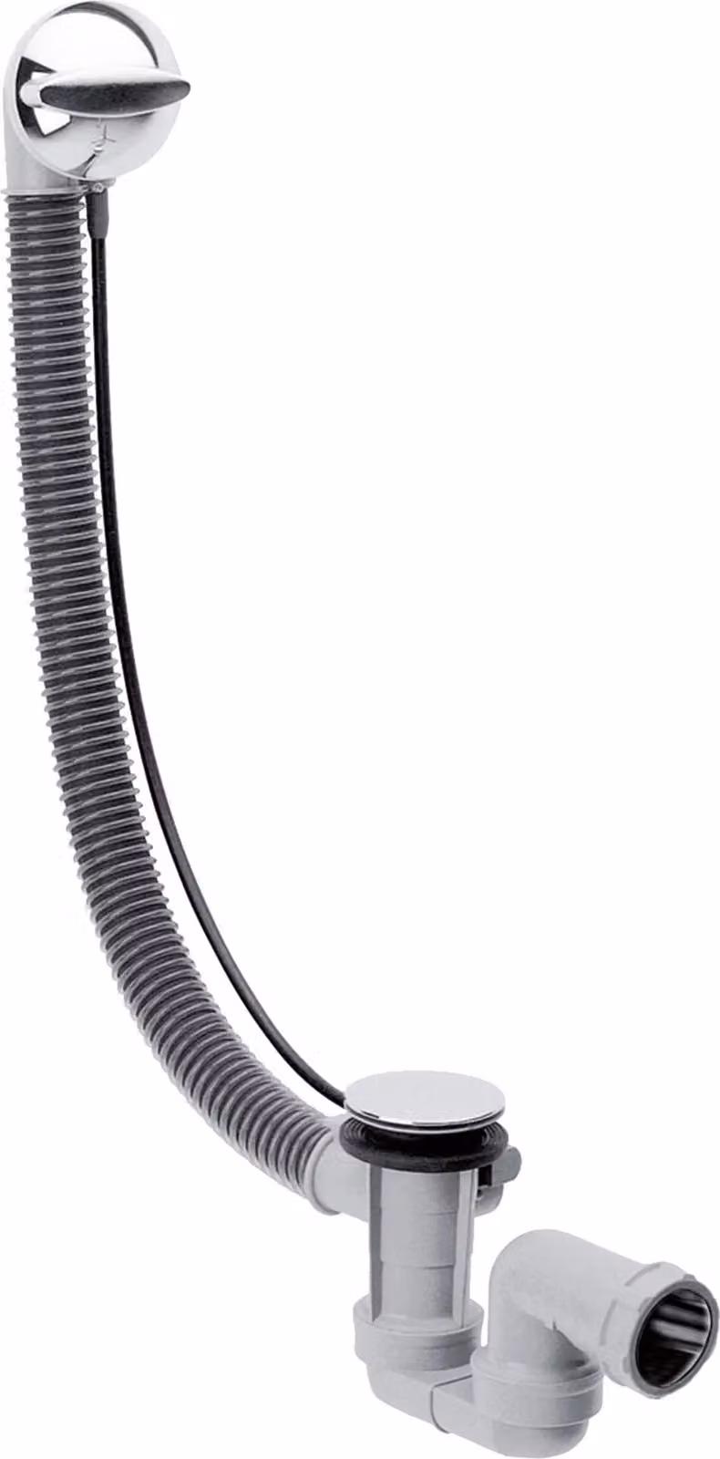 hansgrohe Flexaplus Set completo per vasca e troppopieno 6/4 pollici cromato, 1 pz.